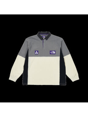 Palace x TNF Purple Label High Bulky Rugby Shirt • L